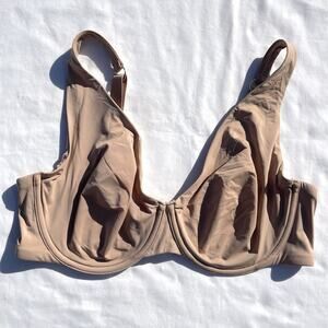 Third Love 24/7 Second Skin Underwire Bra 34E Beige Taupe